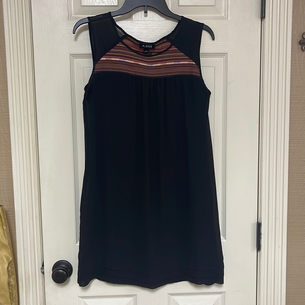 A. Byer sleeveless dress. Slip liner built in. Size small. Beautiful dress